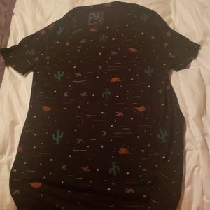 Modern lux design black tee